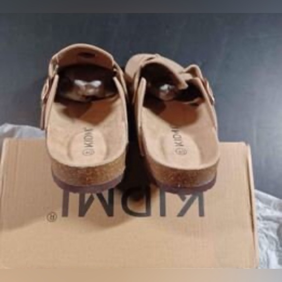 KIDMI Women's Cork Footbed Clogs Leather Mules, Sz EU42 (women’s 11) - Picture 3 of 7